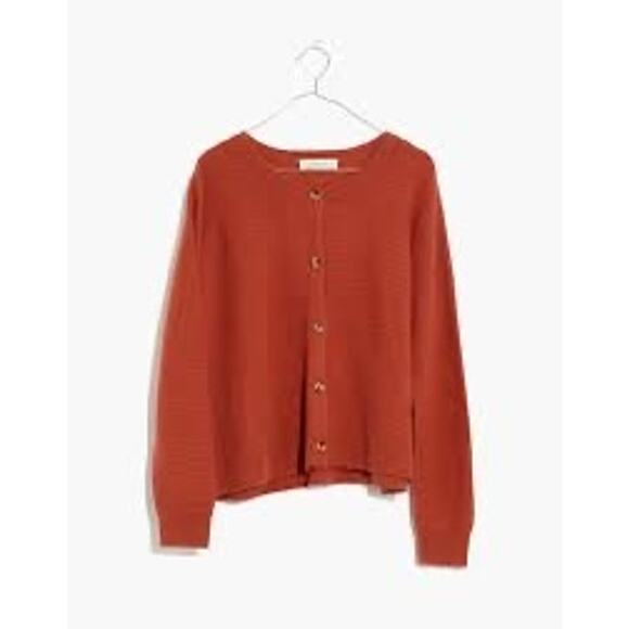 (Re)sponsible Cashmere Deville Cardigan Sweater in Weathered Brick Size small - Picture 1 of 8